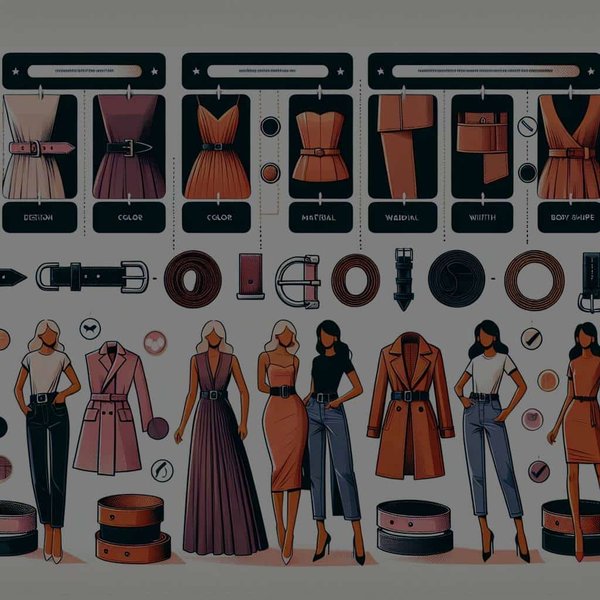 Comment faire le choix parfait d'une ceinture pour cintrer une robe ou un manteau ?